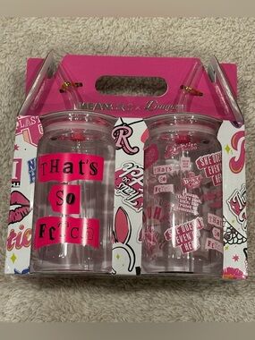 NWT mean girls x dragon glassware glass cups set